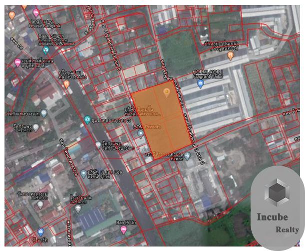 P33LR2006008 ขายที่ดิน 5-2-80.7 ไร่วัดท่าพระ กรุงเทพ 208 ล้านบาท รูปที่ 1