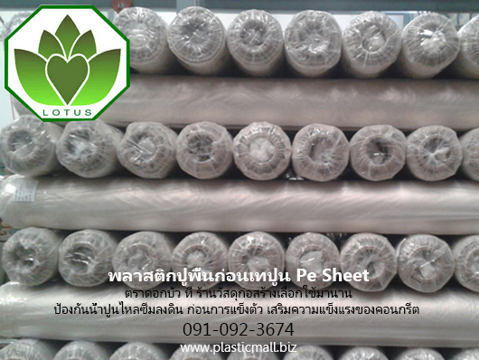 พลาสติกรองพื้นก่อนเทคอนกรีต 300 ตารางเมตร  รูปที่ 2