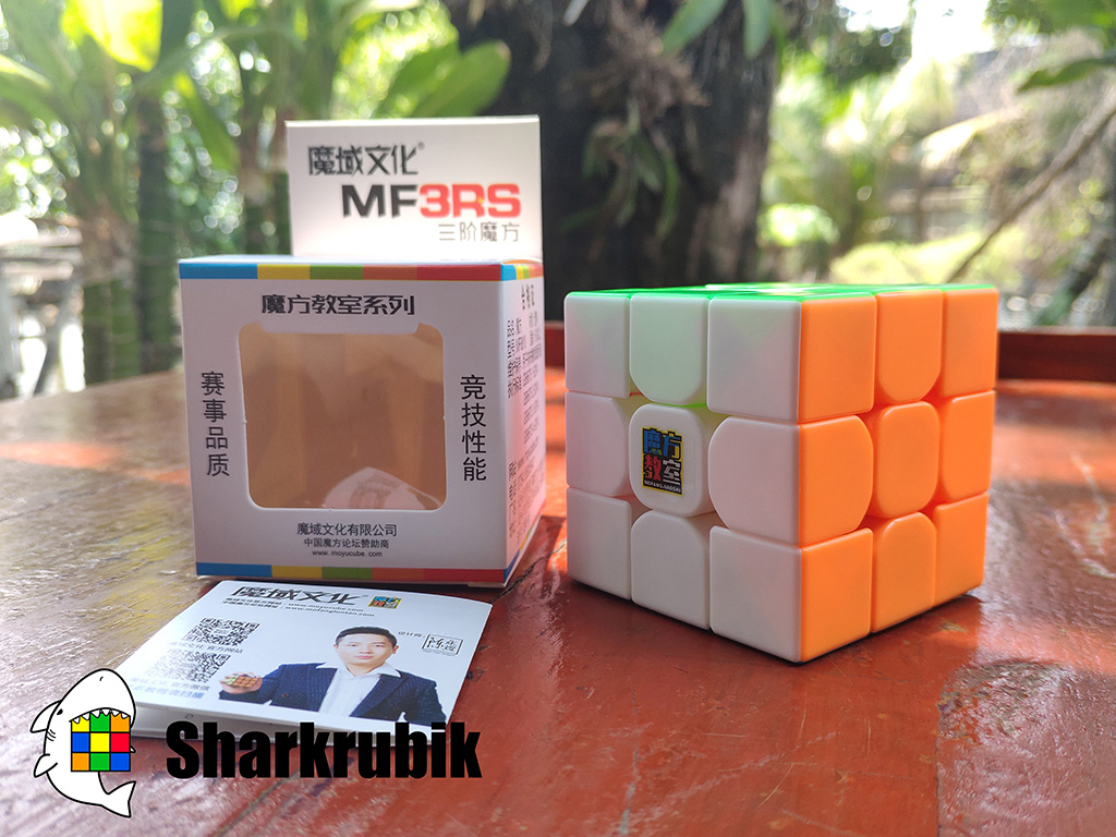 รูบิค 3x3 รูบิค ของแท้ อย่างดี rubik 3x3 rubiks race Moyu MoFang MF3RS Stickerless Bright 3x3x3 Magic Cube Cubing Classroom rubix cube SharkRubik รูปที่ 1