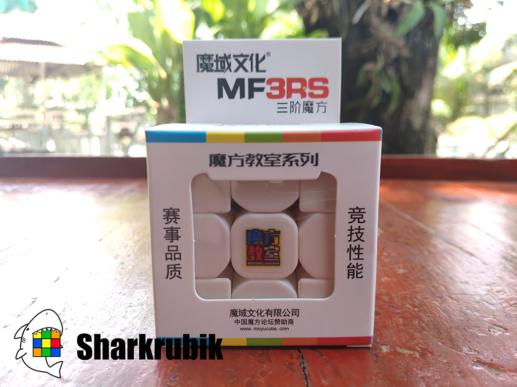 รูบิค 3x3 รูบิค ของแท้ อย่างดี rubik 3x3 rubiks race Moyu MoFang MF3RS Stickerless Bright 3x3x3 Magic Cube Cubing Classroom rubix cube SharkRubik รูปที่ 3