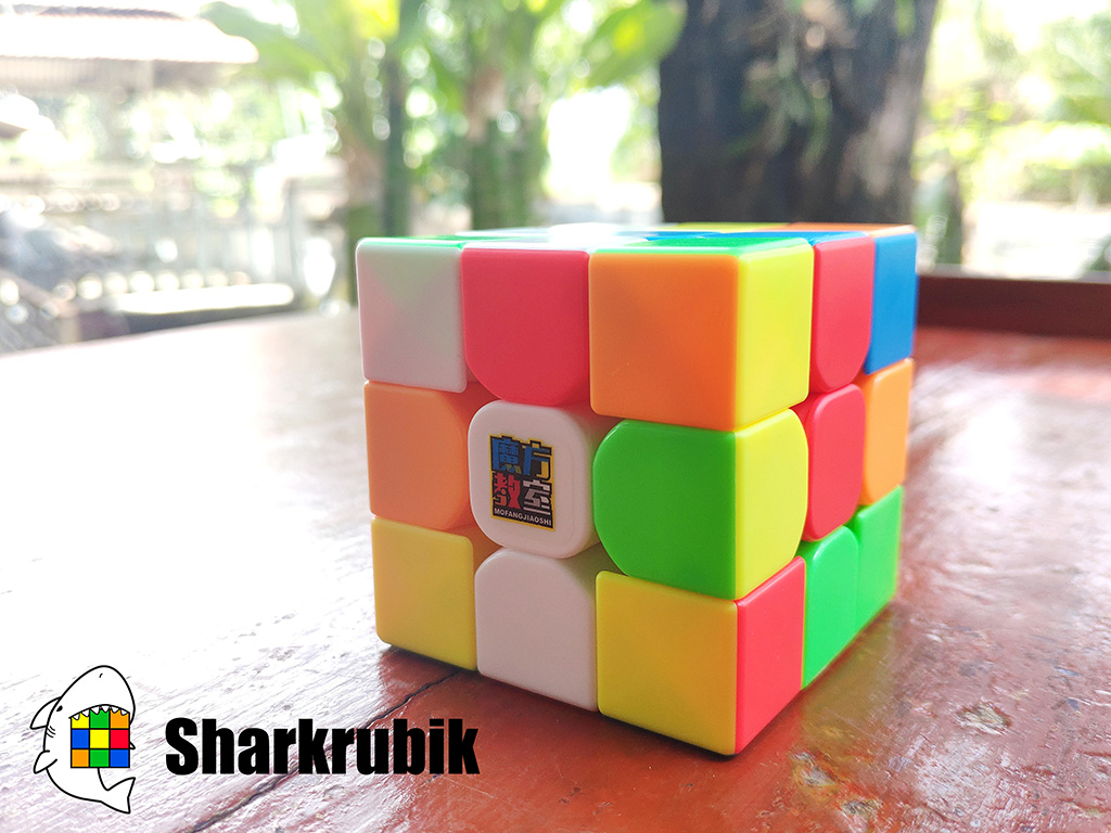 รูบิค 3x3 รูบิค ของแท้ อย่างดี rubik 3x3 rubiks race Moyu MoFang MF3RS Stickerless Bright 3x3x3 Magic Cube Cubing Classroom rubix cube SharkRubik รูปที่ 7
