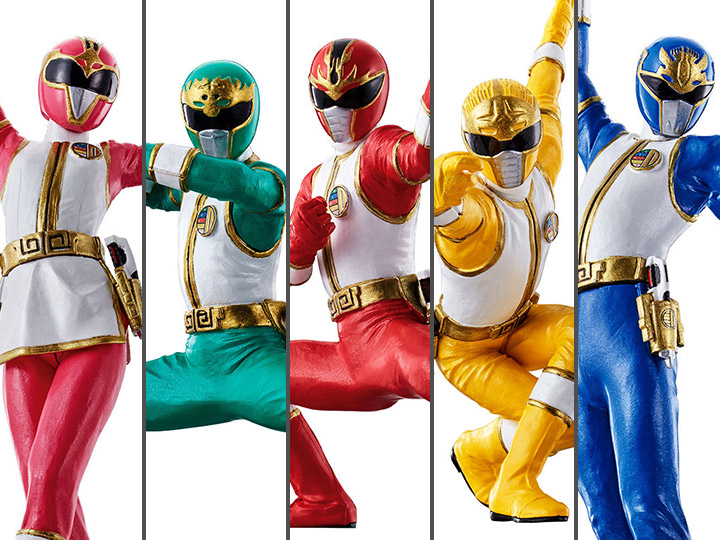 โมเดลไดเรนเจอร์ ขบวนการห้าดาวไดเรนเจอร์ Gashapon HG Gosei Sentai Dairanger ของใหม่ของแท้Bandai ประเทศญี่ปุ่น รูปที่ 3