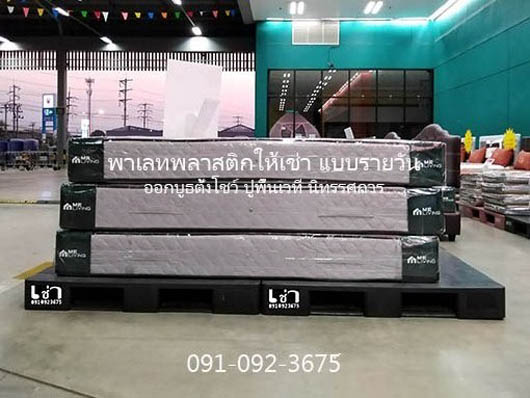 พาเลทให้เช่า pallet for rent เช่ารายวันออกบูธ รูปที่ 7