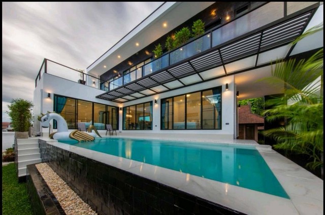 ให้เช่าบ้านหรู  4 ห้องนอน 4 ห้องน้ำ pool villa ใกล้ 89 พลาซ่า รูปที่ 1