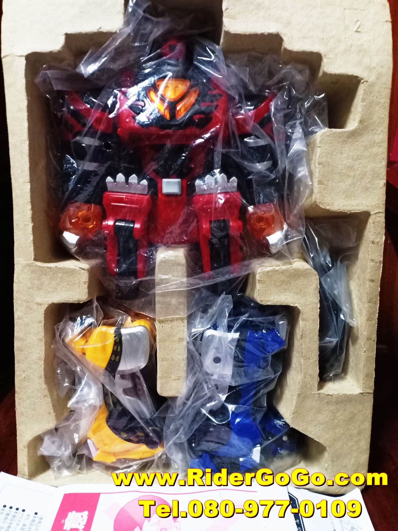 หุ่นยนต์ขบวนการเกคิเรนเจอร์ เกคิโทจา Gekiranger (DX Gekitouja) สภาพสวยใหม่ของแท้ Bandai ประเทศญี่ปุ่น รูปที่ 4
