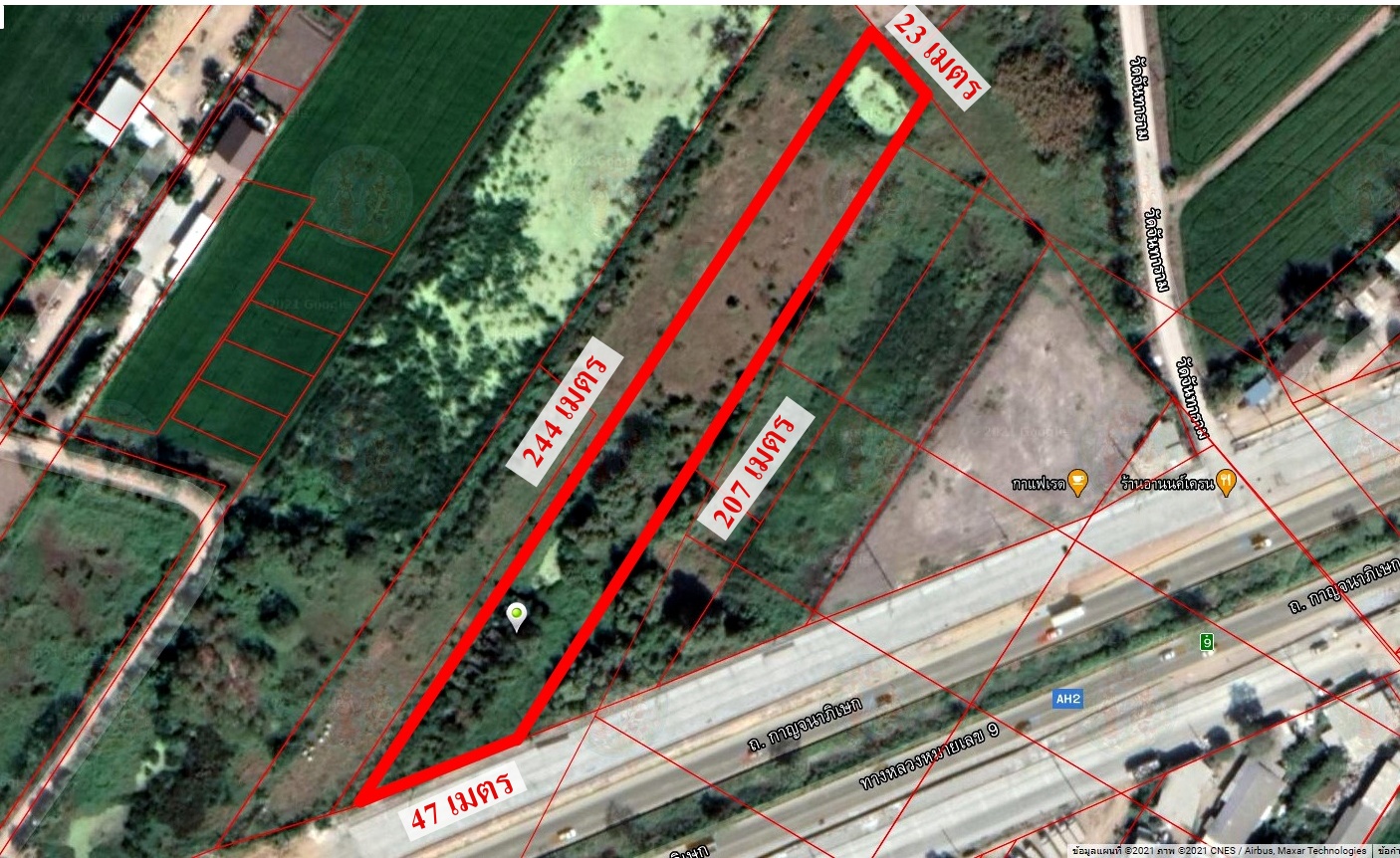 ขายที่ดินเปล่า 3-3-23.2 ไร่ ถ.ทางหลวงหมายเลข 9  อ.ลาดหลุมแก้ว จ.ปทุมธานี รูปที่ 1