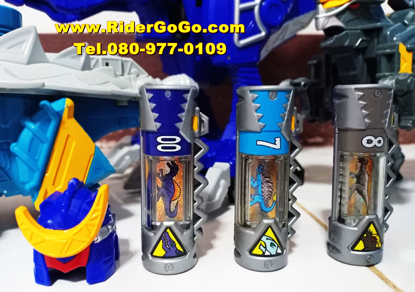 หุ่นยนต์ขบวนการเคียวริวเจอร์ หุ่นยนต์ สไปโนไดโอ (DX SPINODAI-OH) มือสองสภาพสวยไม่แพ้ของใหม่ ของแท้Bandai ประเทศญี่ปุ่น รูปที่ 3