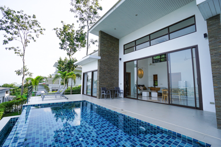 Villa Seaview บ้านพักตากอากาศ ว่างให้เช่า บนเขา วิวทะเล 3 นอน บ้านเช่า ต.บ่อผุด เกาสมุย สุราษฎร์ รูปที่ 1