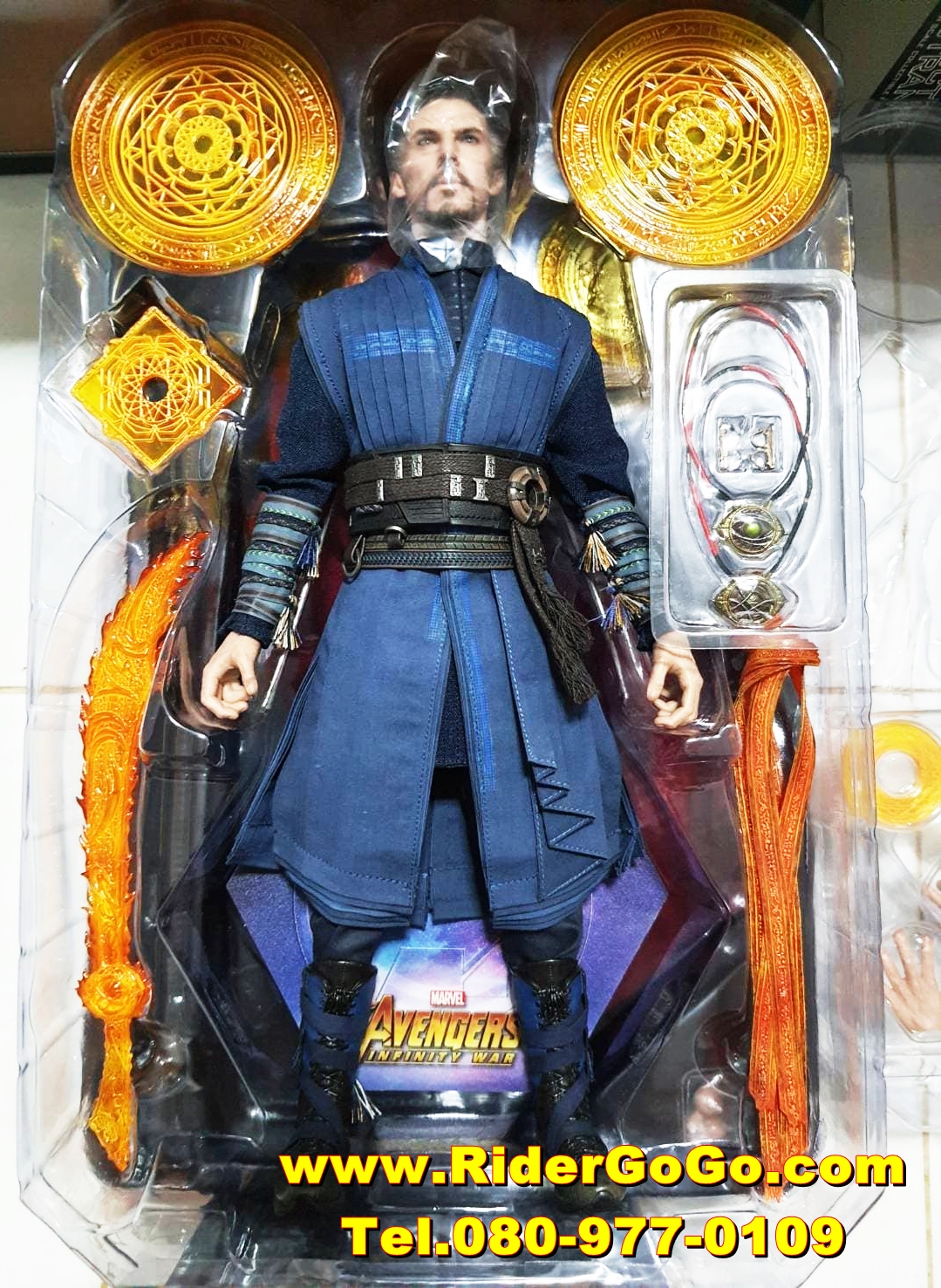 HOT TOYS DOCTOR STRANGE AVENGERS INFINITY WAR โมเดลดอกเตอร์สเตรนจ์ ดร.สเตรนจ์ ภาคอเวนเจอร์ อินฟินิตี้วอร์ สภาพสวยใหม่ของแท้ รูปที่ 4