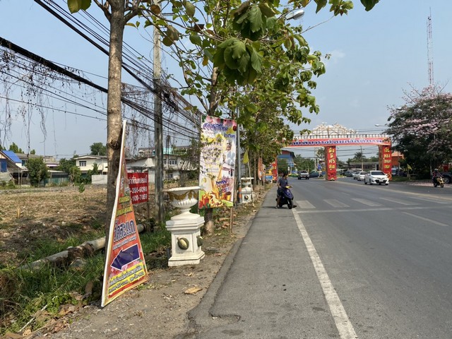 ขายด่วน ที่ดินทำเลสวย ตำบลบางเลน อำเภอบางใหญ่ จังหวัดนนทบุรี รูปที่ 1