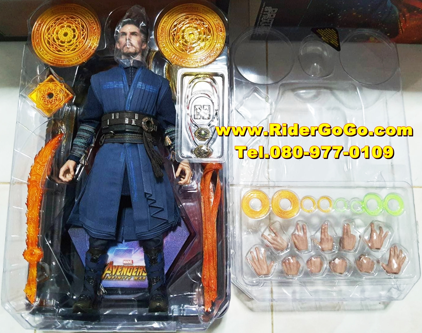 HOT TOYS DOCTOR STRANGE AVENGERS INFINITY WAR โมเดลดอกเตอร์สเตรนจ์ ดร.สเตรนจ์ ภาคอเวนเจอร์ อินฟินิตี้วอร์ สภาพสวยใหม่ของแท้ รูปที่ 3