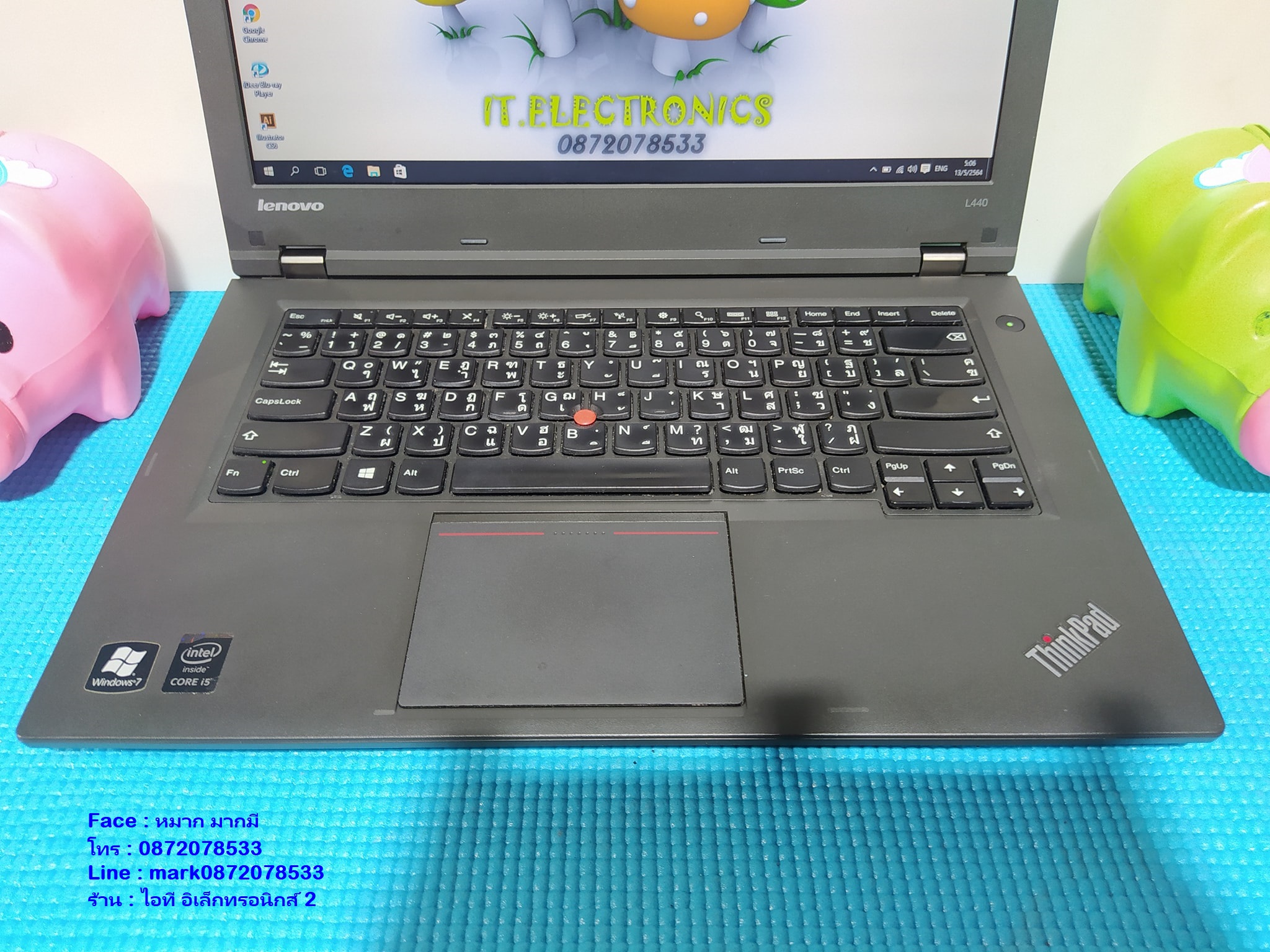 LENOVO Thinkpad L440    ซีพียู Core i5-4300M 2.6GHz รูปที่ 4