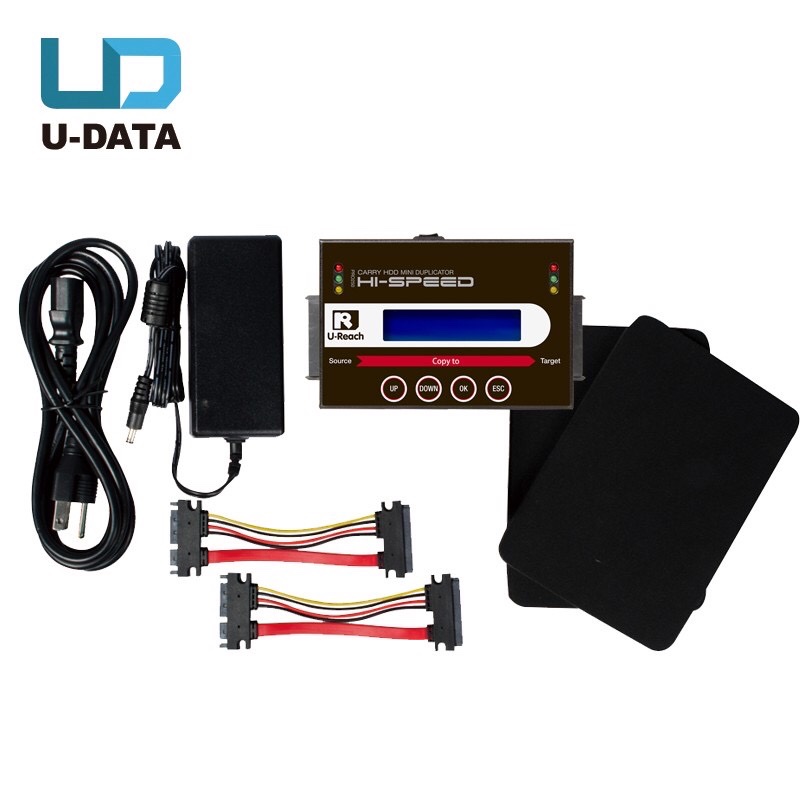 U-DATA 1:1 เครื่องคัดลอกข้อมูล Copy Hard Disk HDD_PRO250TH / IDE - SATA อะแดปเตอร์ /M.2 to SATA adapter รูปที่ 2