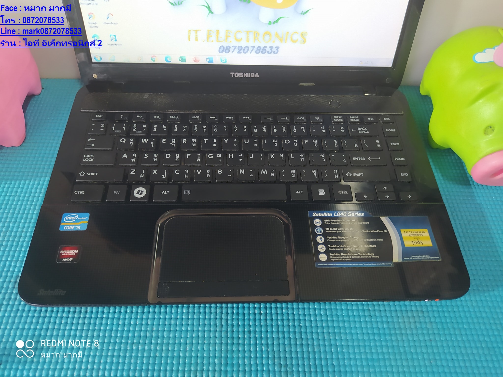 TOSHIBA Satellite L840  Core i5-2450M 2.5 GHz รูปที่ 4