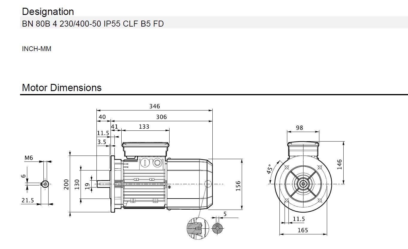 มอเตอร์ติดเบรค Bonfiglioli Bonfig Brake motor brake 0.75KW 1HP โทร.086-1048880 Line Id : 0861048880 รูปที่ 1