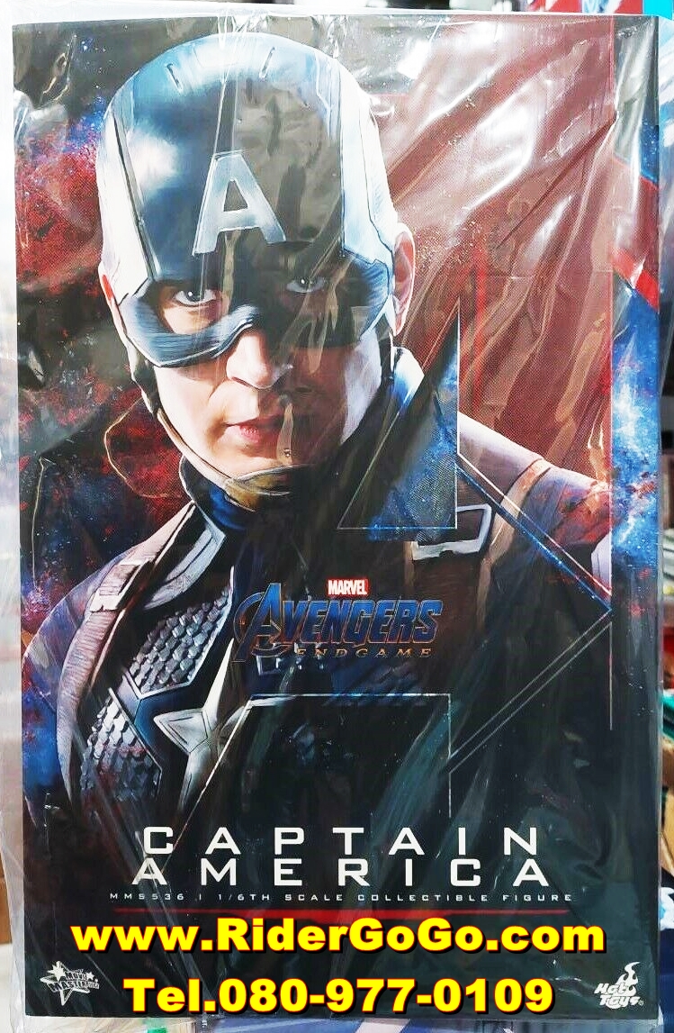 HOT TOYS MMS536 Avengers: Endgame Captain America โมเดลกัปตันอเมริกา ภาคเอนเกม ของใหม่ของแท้ รูปที่ 3