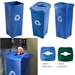 รูปย่อ Untouchable? Square Recycling Container  ถังขยะรีไซเคิลสี่เหลี่ยมทรงสูงฝาเจาะช่องตามสัญลักษณ์ รูปที่5