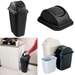 รูปย่อ Untouchable? Deskside Wastebaskets ถังขยะพลาสติกฝาโดมสวิงบานพับ รูปที่4