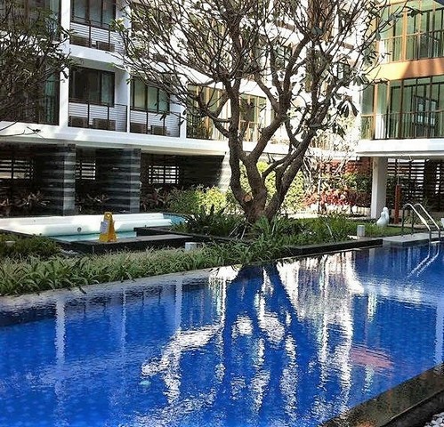 For rent Ideo blue cove condo walk 20 steps to BTS Wongwian Yai. รูปที่ 1