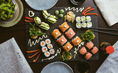 Appetizer คือ Nine Star Sashimi เป็น Sashimi set อลังการ ประกอบด้วย Salmon Norway, Sake Toro, Saba, Hamachi, Akami, Hotate, Madai, Ikura และ Ama Ebi แต่ละอย่างหั่นมาชิ้นหนา สดและเนื้อแน่นมากครับ