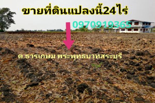 ขาย ที่ดิน พระพุทธบาท สระบุรี 24 ไร่ มีแหล่งน้ำ ติดถนนซอย4 สายตรี ธารเกษม รูปที่ 2