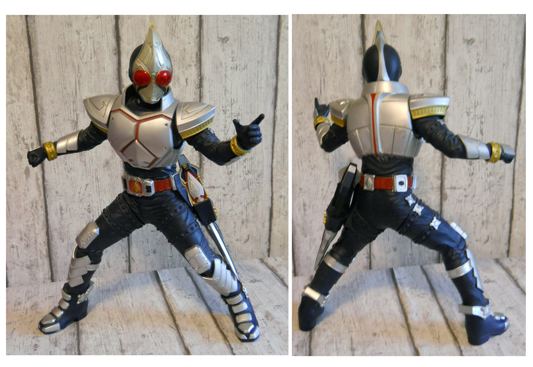 โมเดลตัวซอฟมาสค์ไรเดอร์เบลด Masked Rider Blade (Super Soft Vinyl Figure) ของใหม่ของแท้ ประเทศญี่ปุ่น รูปที่ 3