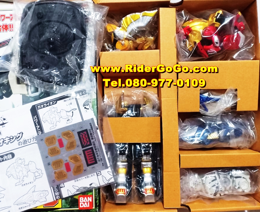 หุ่นยนต์กาโอคิง ขบวนการกาโอเรนเจอร์ Gaoranger (DX Gao King) ของใหม่ของแท้Bandai จากประเทศญี่ปุ่น รูปที่ 3