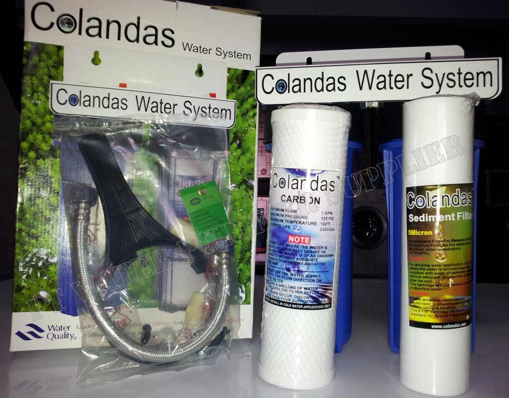 ชุดกรองน้ำใช้ Colandas ระบบกรอง 2 ขั้นตอน รูปที่ 2
