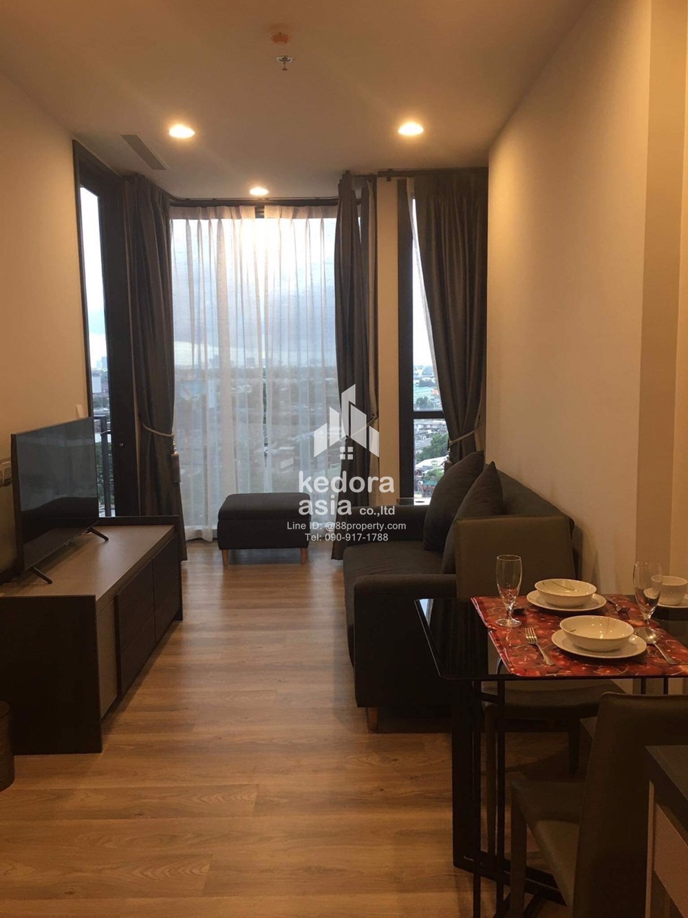 KDR-OKH-02-OKA HAUS Sukhumvit 36  1 bed 1 bath (shower), furnished, รูปที่ 1