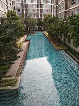 ขาย คอนโด อาคาร บี Dcondo Campus Dome-Rangsit : ดีคอนโด แคมปัส โดม-รังสิต 30 ตรม. ฝั่งวิวสวน และสระน้ำ รูปที่ 3