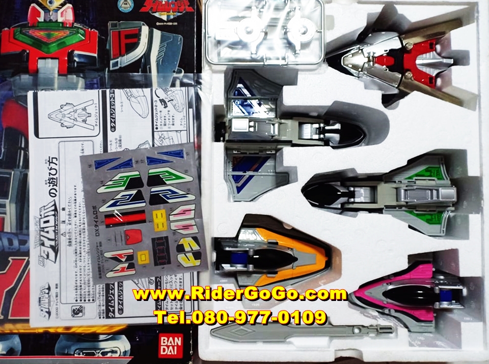 หุ่นยนต์ขบวนการไทม์เรนเจอร์ ไทม์โรโบ TimeRanger (DX TimeRobo) ของใหม่ของแท้Bandai ประเทศญี่ปุ่น รูปที่ 3