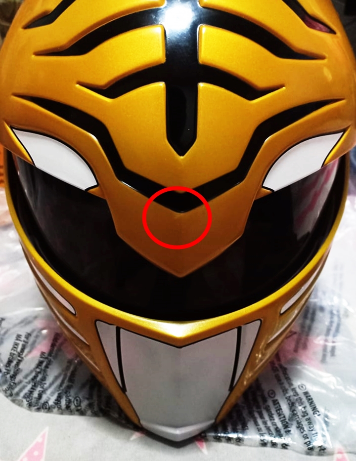 หมวกไวท์เรนเจอร์ หมวกคิบะเรนเจอร์ Power Rangers Lightning Collection Premium White Ranger Helmet สภาพสวยใหม่ของลิขสิทธิ์แท้จากHasbro รูปที่ 3