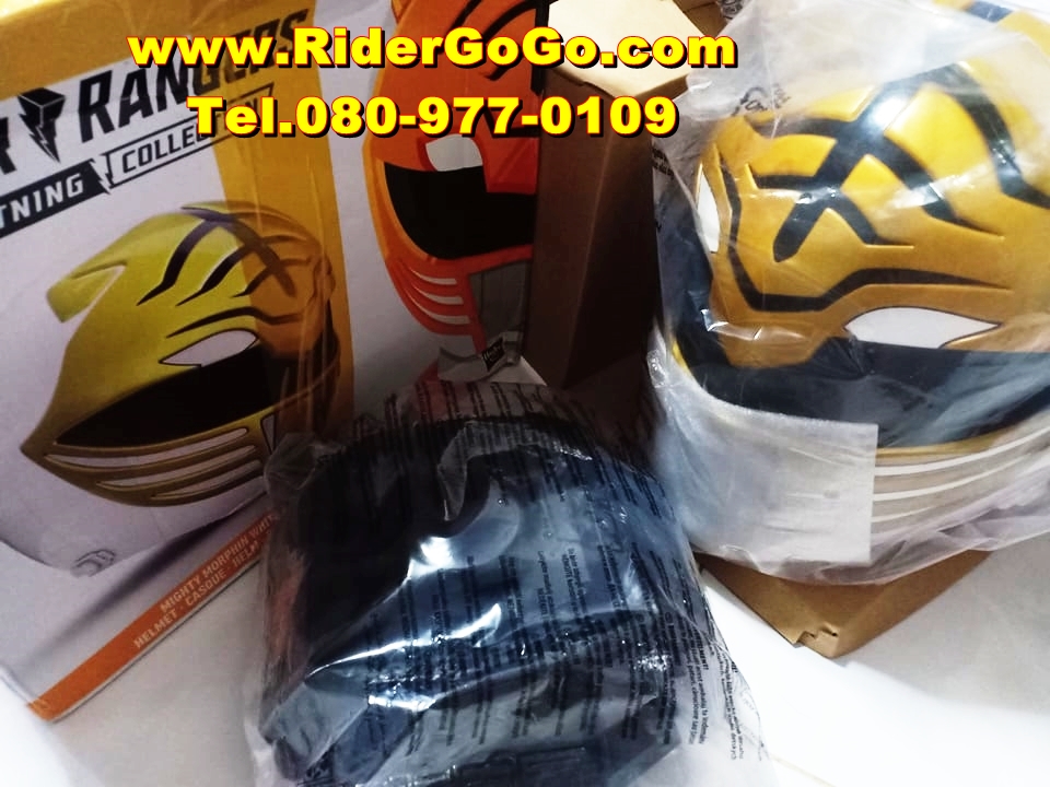 หมวกไวท์เรนเจอร์ หมวกคิบะเรนเจอร์ Power Rangers Lightning Collection Premium White Ranger Helmet สภาพสวยใหม่ของลิขสิทธิ์แท้จากHasbro รูปที่ 1