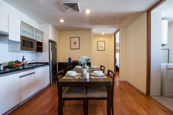 4 star hotel at Ratchada for rent, monthly rental for two bed room 79 sqm full service, rare price รูปที่ 6