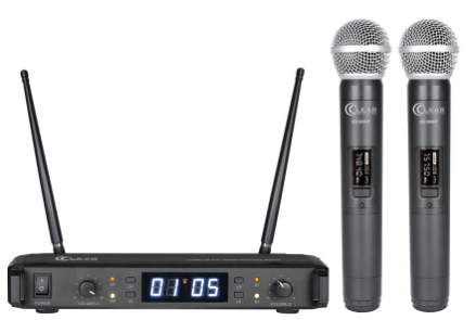 CLEARSOUND CS-500 ไมค์ลอย มือถือคู่ ย่าน UHF คลื่นความถี่ 748.3 – 757.7 MHz รูปที่ 5