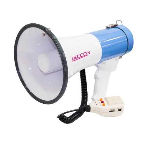 DECCON MG-1501B โทรโข่งแบบ มีไมค์ในตัว โทรโข่งอัดเสียงได้ เสียงไซเรน พร้อมไมโครโฟน Megaphone 40 W รูปที่ 3