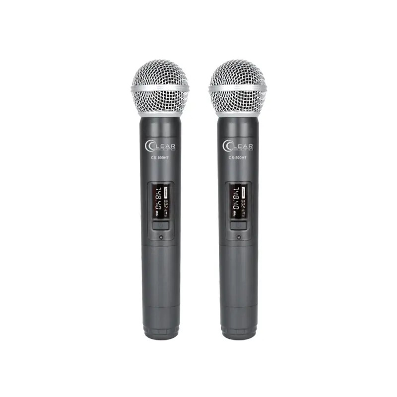 CLEARSOUND CS-500 ไมค์ลอย มือถือคู่ ย่าน UHF คลื่นความถี่ 748.3 – 757.7 MHz รูปที่ 4