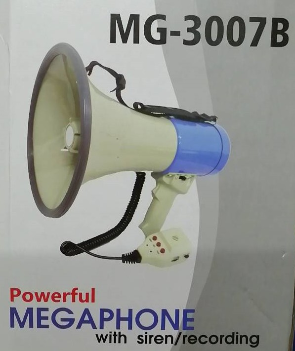 DECCON MG-3007B Megaphone โทรโข่งอัดเสียงได้ เสียงไซเรน พร้อมไมโครโฟน รูปที่ 3
