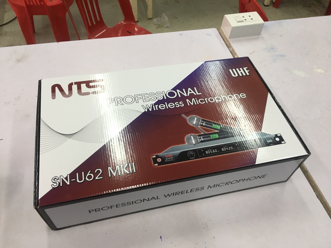 NTS SN-U62 MKII ไมโครโฟนไร้สายย่านแบบไมค์ถือคู่ คลื่นความถี่ UHF 803-806 MHz รูปที่ 3