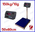 ตาชั่งดิจิตอล เครื่องชั่งตั้งพื้น 150kg ละเอียด10g แท่นชั่ง50x60cm ยี่ห้อ ZEPPER รุ่น A12E-EA