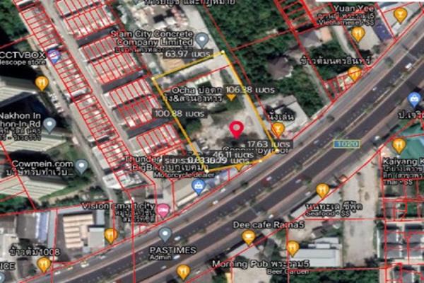 ขาย ที่ดิน ติดนครอินทร์ แยกติวานนท์ 4 ไร่ 66.2 ตร.วา ใกล้รถไฟฟ้าแยกติวานนท์ เหมาะสร้างคอนโด วิวแม่น้ำเจ้าพระยา รูปที่ 2