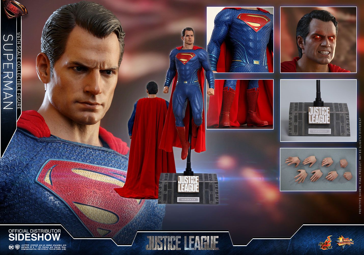 HOT TOYS Superman Justice League โมเดลซุปเปอร์แมน ภาคจัสติคลีก ของใหม่ไม่เปิดกล่องของแท้ รูปที่ 3