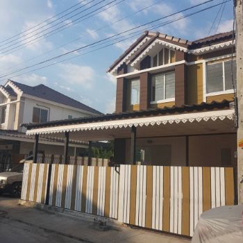 ขาย ทาวน์โฮม หน้าบ้านกว้าง 6เมตร ทาวน์เฮ้าส์มือสอง บ้านพฤกษา 71 96 ตรม. 24 ตร.วา โครงการใหม่เพียง 4ปี บรรยากาศดีเงียบสงบ รูปที่ 2