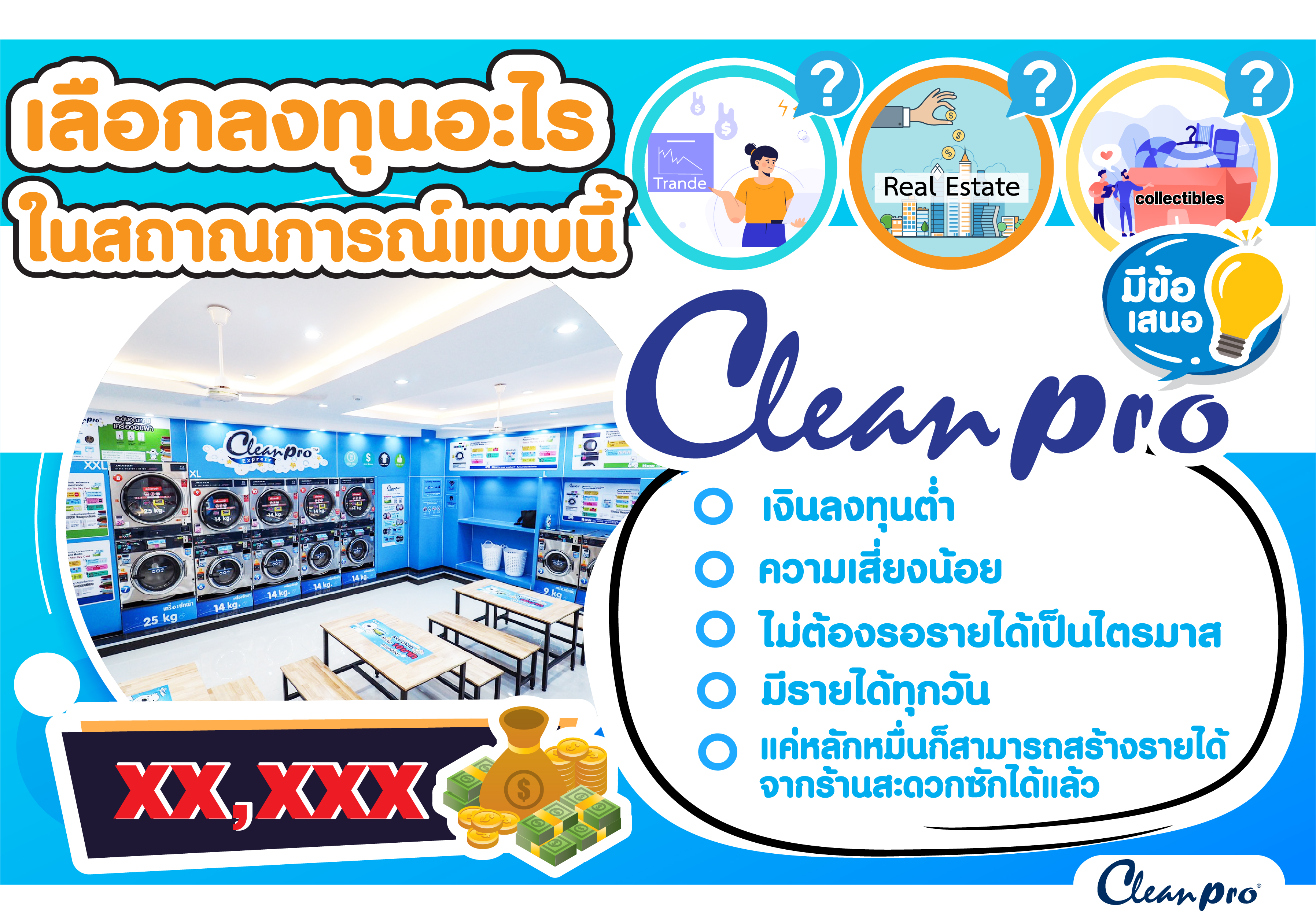 Franshise Cleanpro Express ร้านสะดวกซัก รูปที่ 1