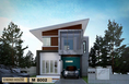 บริษัท แอทมายด์เฮ้าส์ จำกัด บริการรับสร้างบ้าน แบบบ้านสวย MODERN STYLE  M8002
