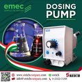 ปั๊มสารเคมีขนาดเล็ก โดสซิ่งปีม diaphragm metering pump ยี่ห้อ EMEC