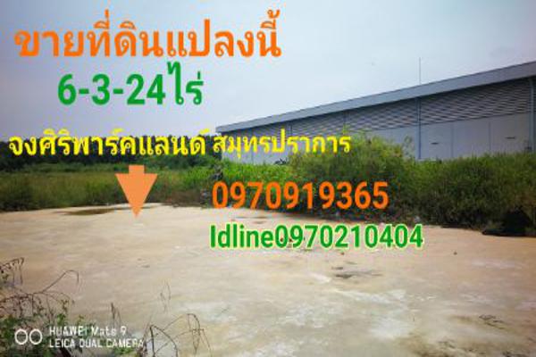 ขาย ที่ดิน จงศิริพาร์คแลนด์ 6 ไร่ 3 งาน 24 ตร.วา บางพลี สมุทรปราการ รูปที่ 2