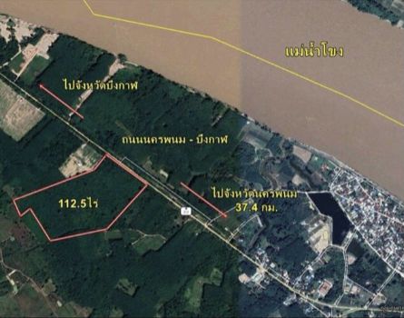 ขาย ที่ดิน แปลงใหญ่ ถนนชยางกูรเนื้อที่4แปลงติดกัน 112 ไร่ 200 ตร.วา ติดถนนสี่เลนหน้ากว้างประมาณ210ม. ลึกประมาณ 600 เมตร รูปที่ 2