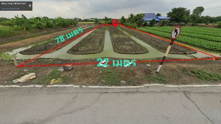 ขาย ที่ดิน ติดถนนคอนกรีต 6เมตร 1 ไร่ 29 ตร.วา บางหลวง เมืองปทุมธานี รูปที่ 5