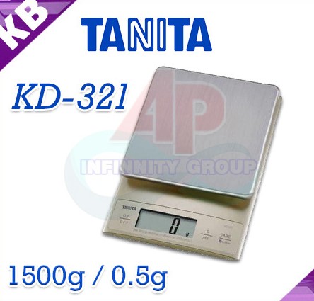 ตาชั่งดิจิตอล เครื่องชั่งแบบตั้งโต๊ะ 1500g ละเอียด0.5g รุ่น KD-321 ยี่ห้อ TANITA  รูปที่ 1